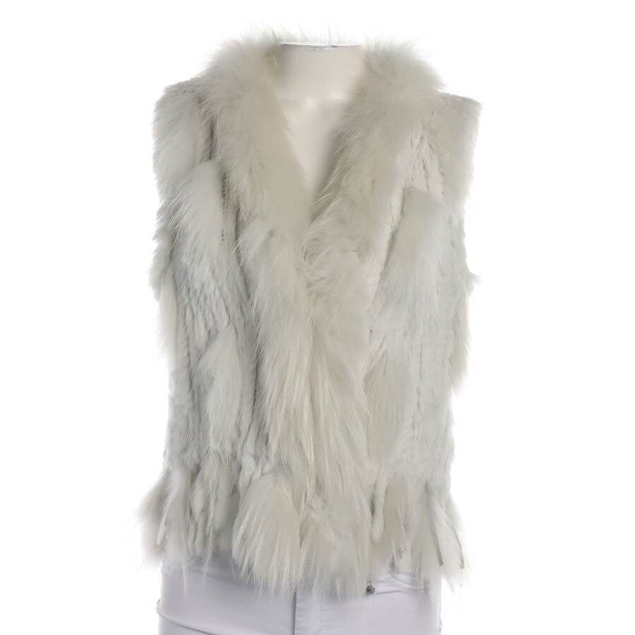 Image 1 of Fur Vest 34 White in color White | Vite EnVogue