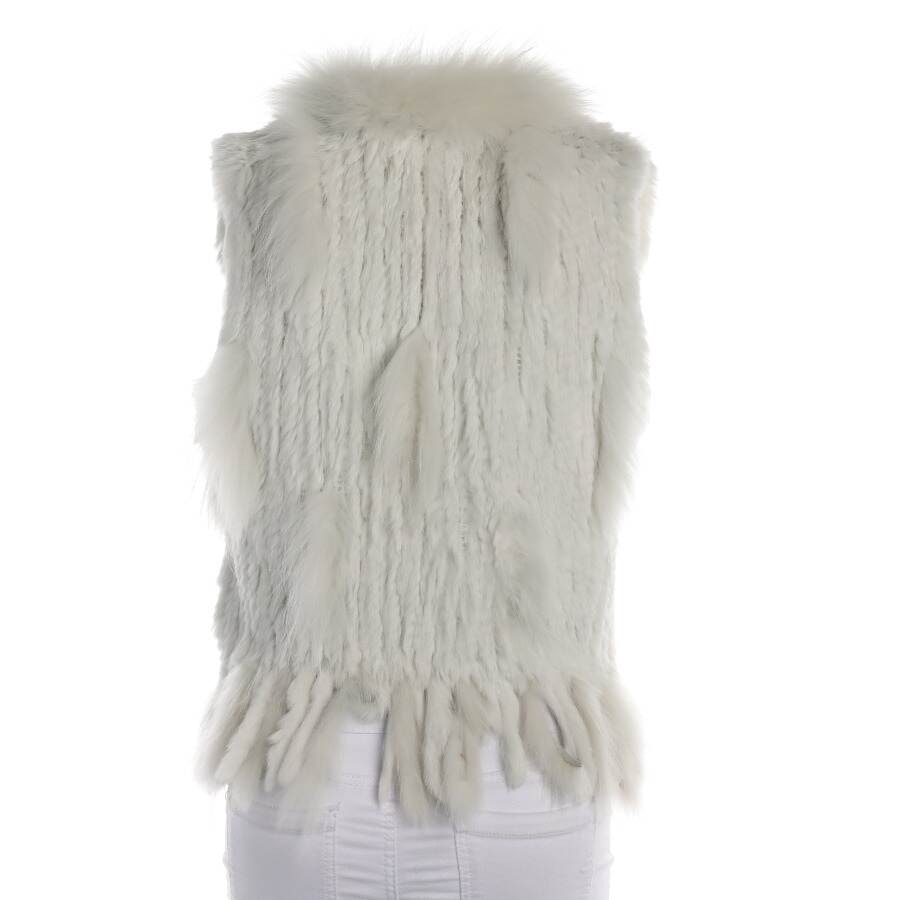 Image 2 of Fur Vest 34 White in color White | Vite EnVogue