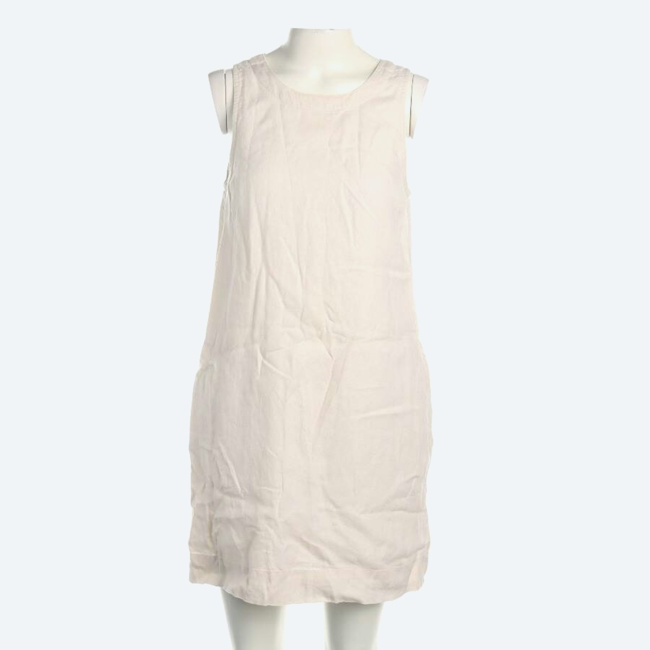 Image 1 of Linen Dress XS White in color White | Vite EnVogue