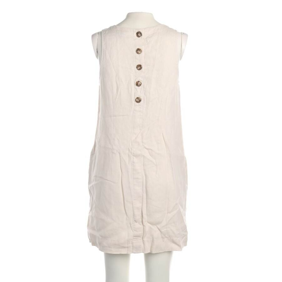 Image 2 of Linen Dress XS Cream in color White | Vite EnVogue