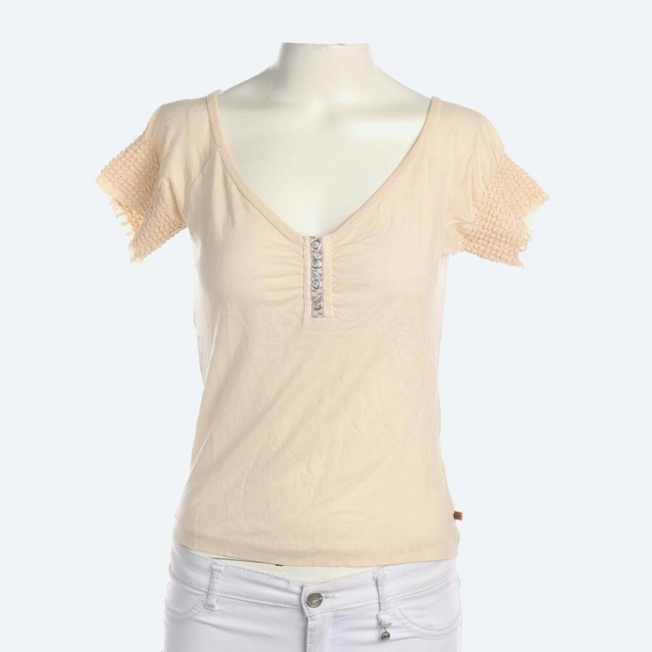 Image 1 of Shirt XS Peach in color Yellow | Vite EnVogue