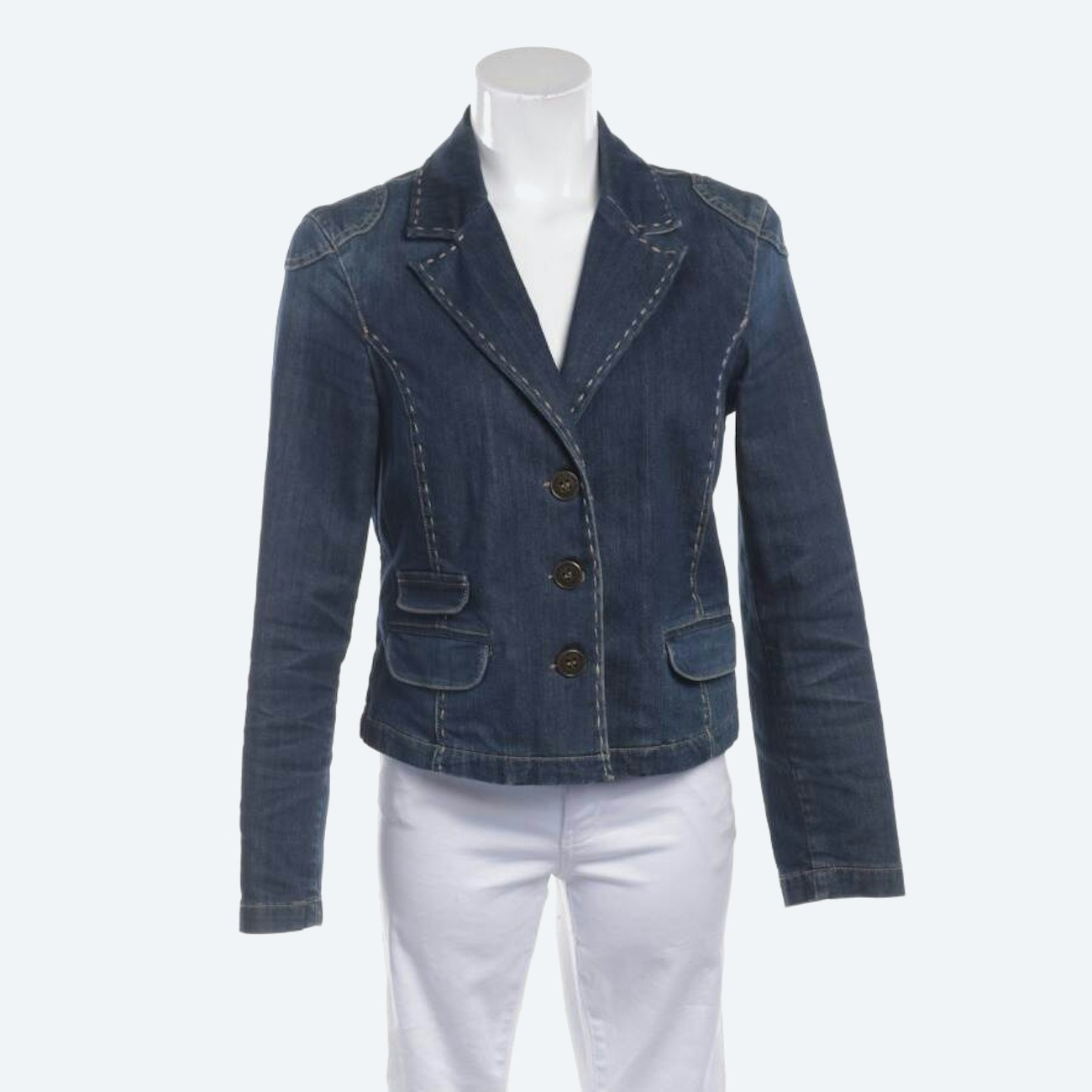 Image 1 of Jeans Jacket 36 Blue in color Blue | Vite EnVogue