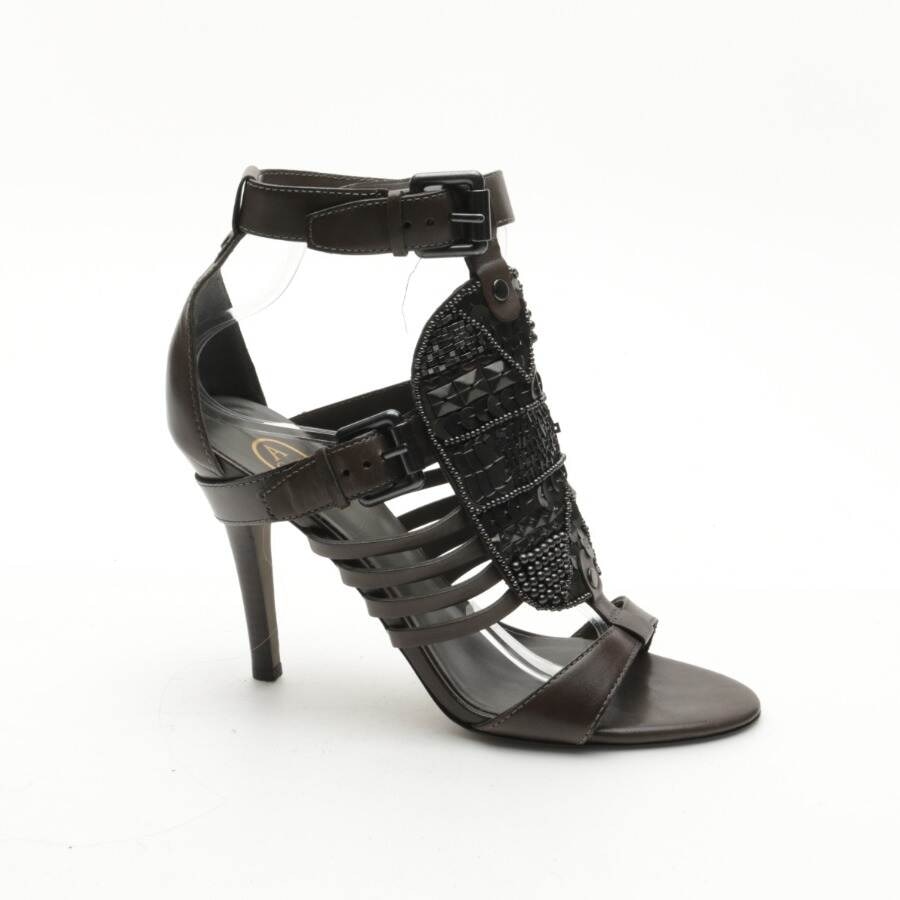 Image 1 of Heeled Sandals EUR 40 Dark Brown in color Brown | Vite EnVogue
