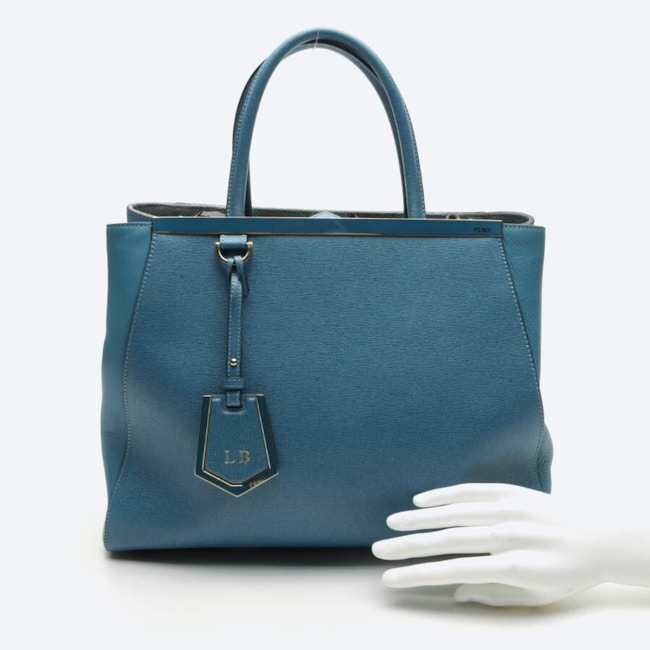 Image 4 of 2Jours medium Handbag Blue in color Blue | Vite EnVogue