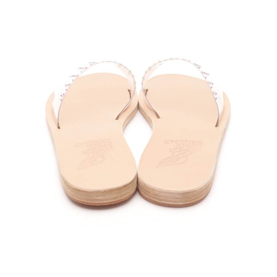 Image 3 of Sandals EUR 37 Transparent in color White | Vite EnVogue