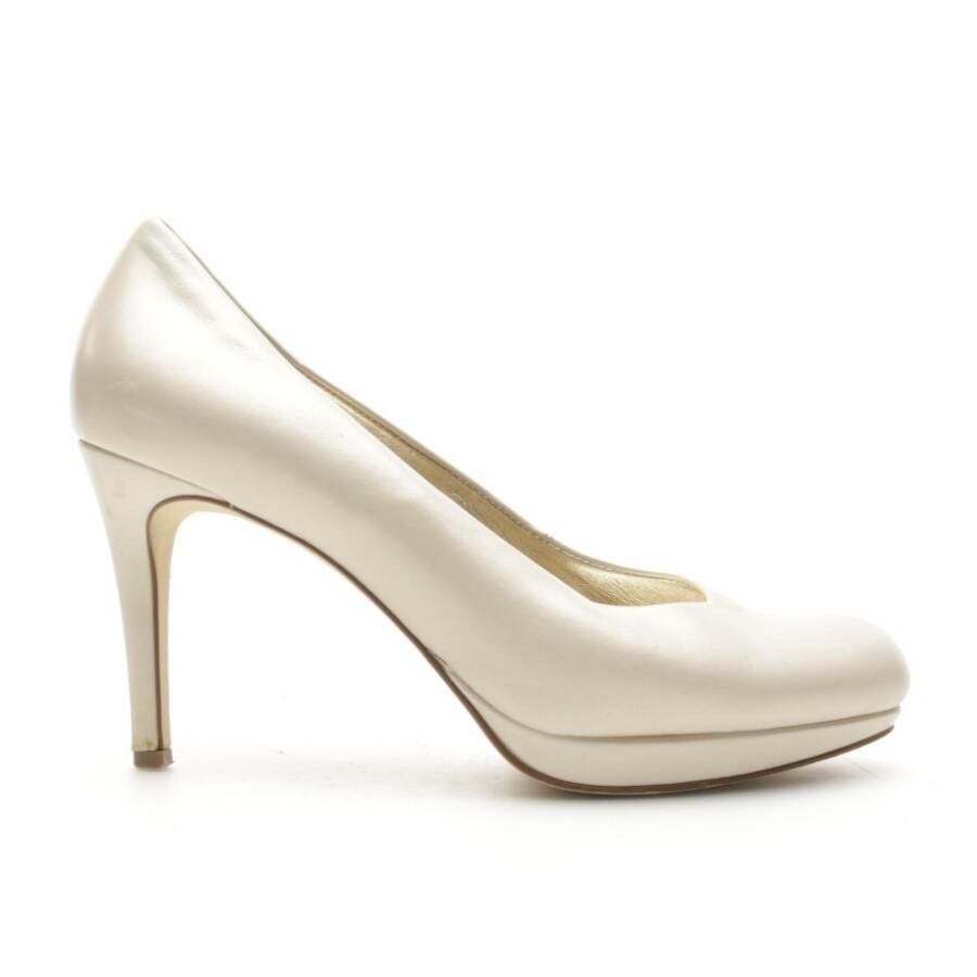 Image 1 of High Heels EUR 38.5 Beige in color White | Vite EnVogue