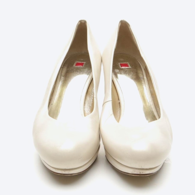 Image 2 of High Heels EUR 38.5 Beige in color White | Vite EnVogue