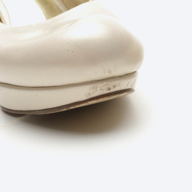 Image 5 of High Heels EUR 38.5 Beige in color White | Vite EnVogue