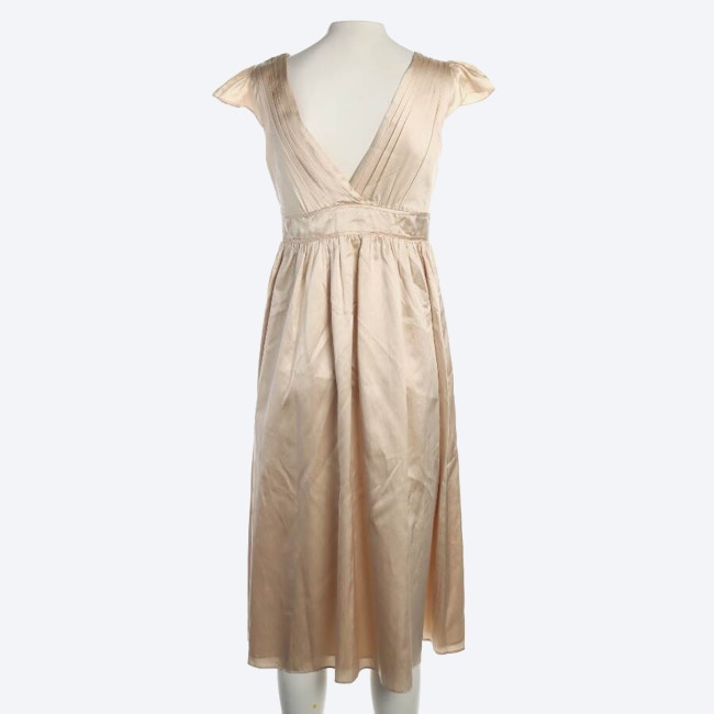 Image 2 of Silk Dress 38 Cream in color Brown | Vite EnVogue