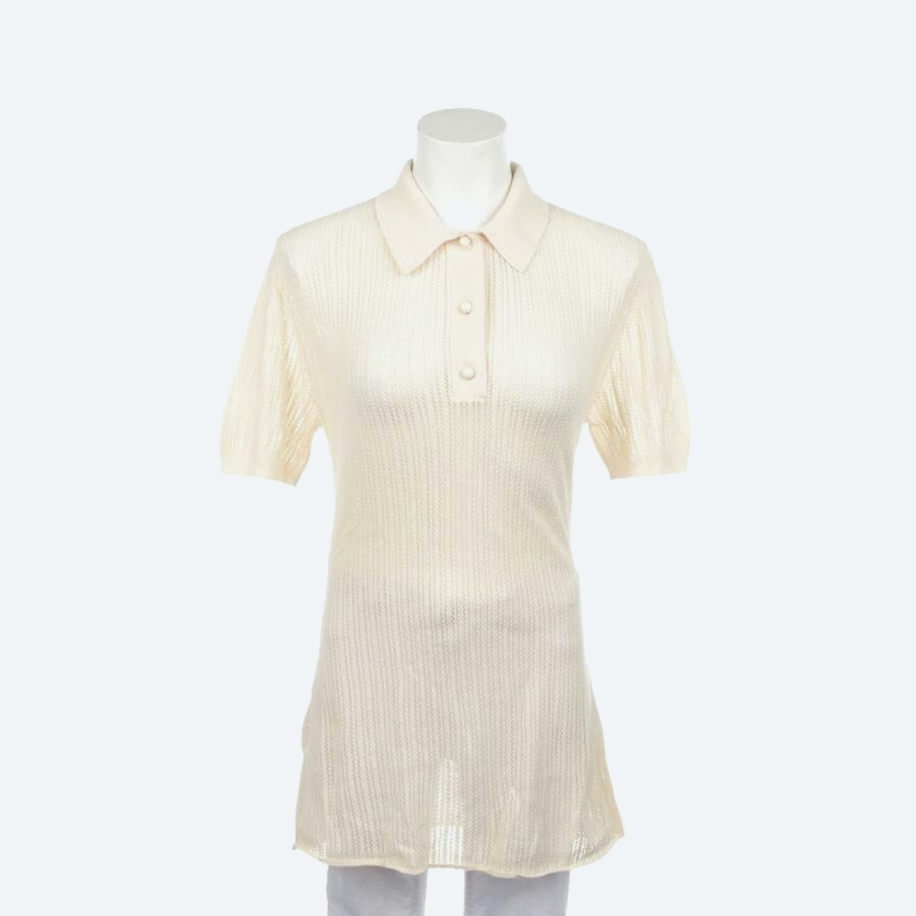 Image 1 of Polo Shirt S Peach in color Yellow | Vite EnVogue