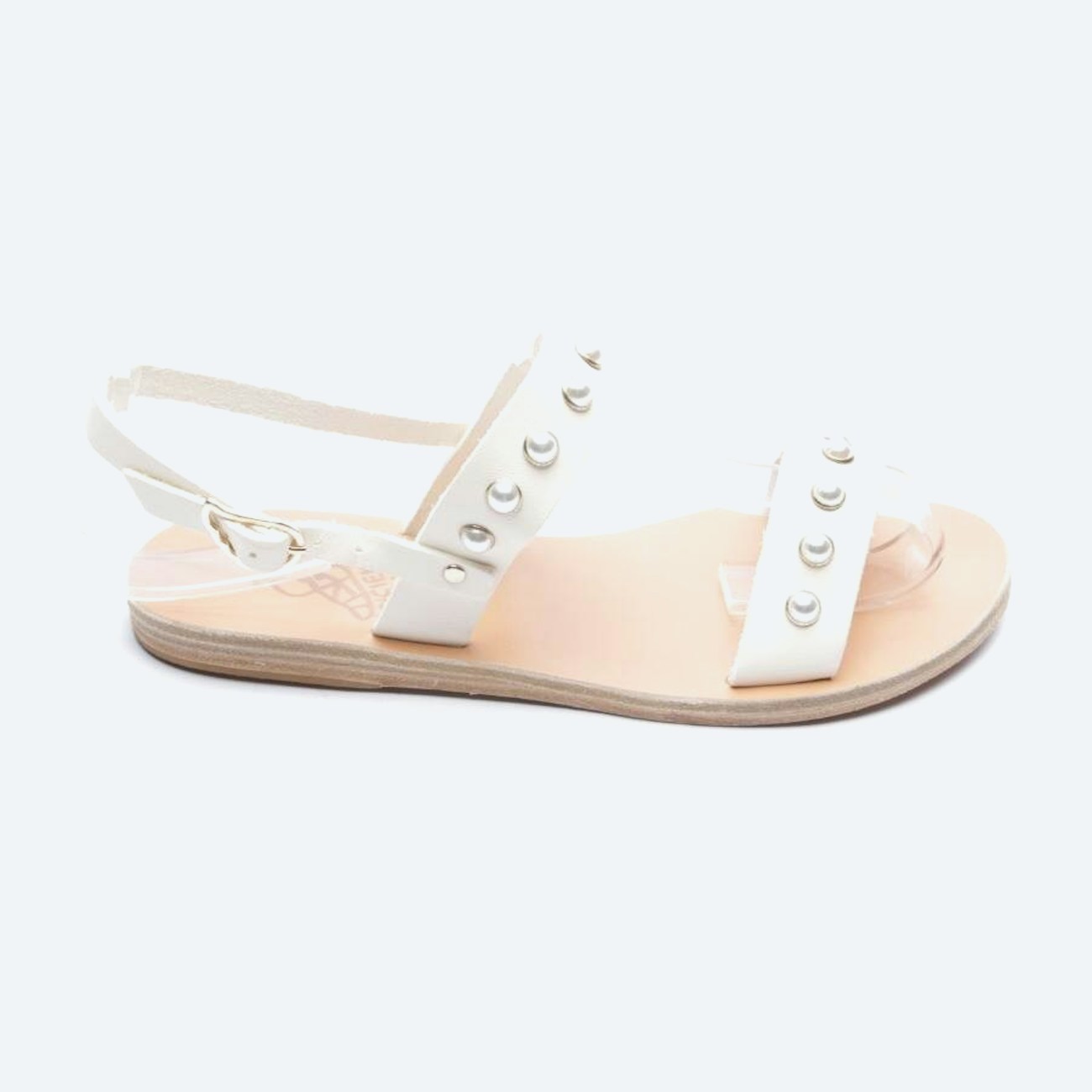 Image 1 of Sandals EUR 36 Beige in color White | Vite EnVogue