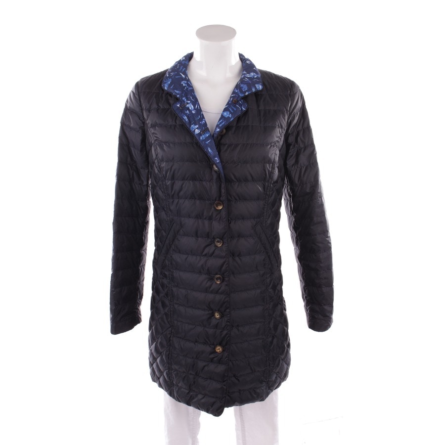 Image 1 of Quilted Coat 38 Navy in color Blue | Vite EnVogue