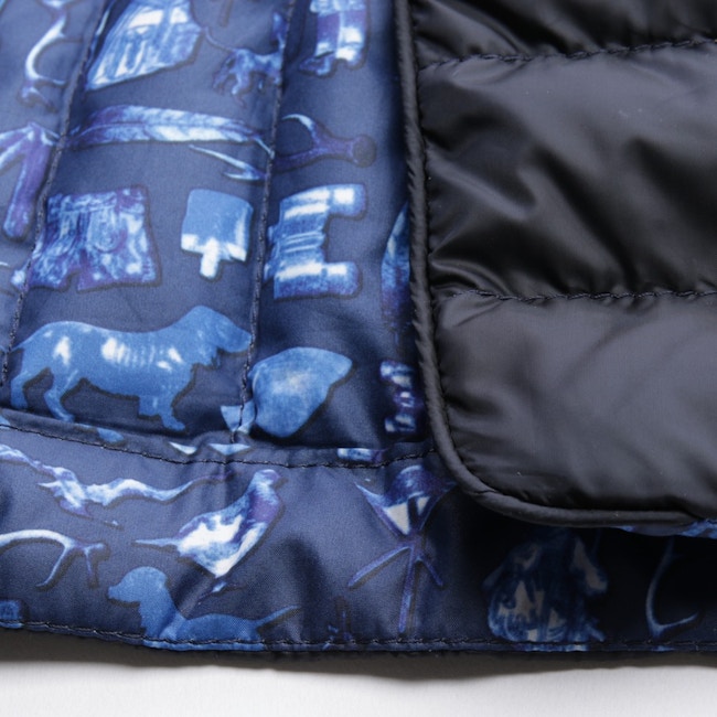 Image 5 of Quilted Coat 38 Navy in color Blue | Vite EnVogue