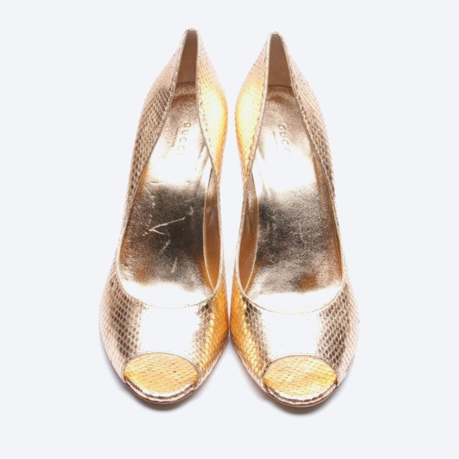 Image 2 of Peep Toes EUR 42.5 Gold in color Metallic | Vite EnVogue