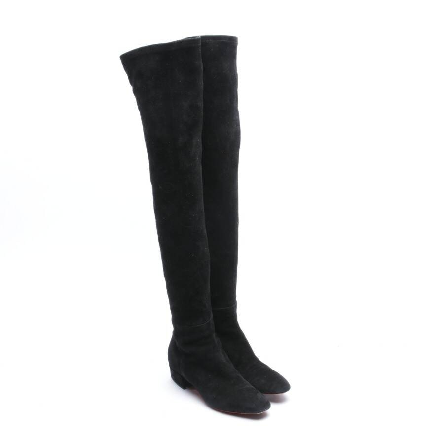 Image 2 of Overknee Boots EUR 37 Black in color Black | Vite EnVogue