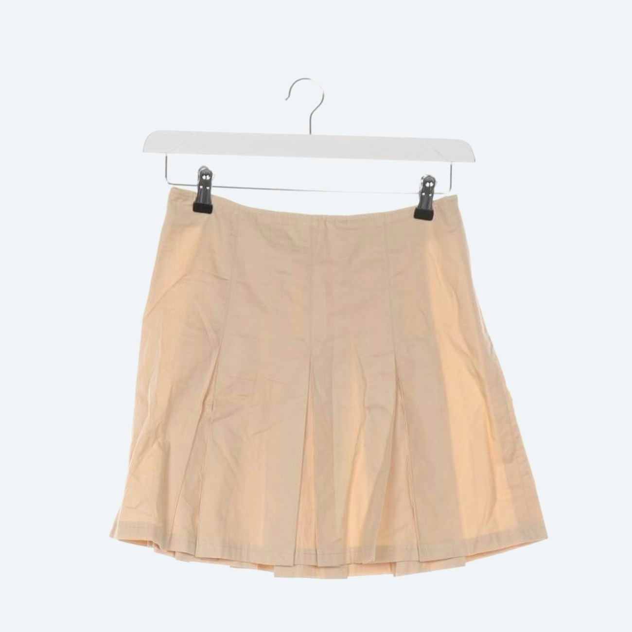 Image 1 of Mini Skirt 32 Beige in color White | Vite EnVogue