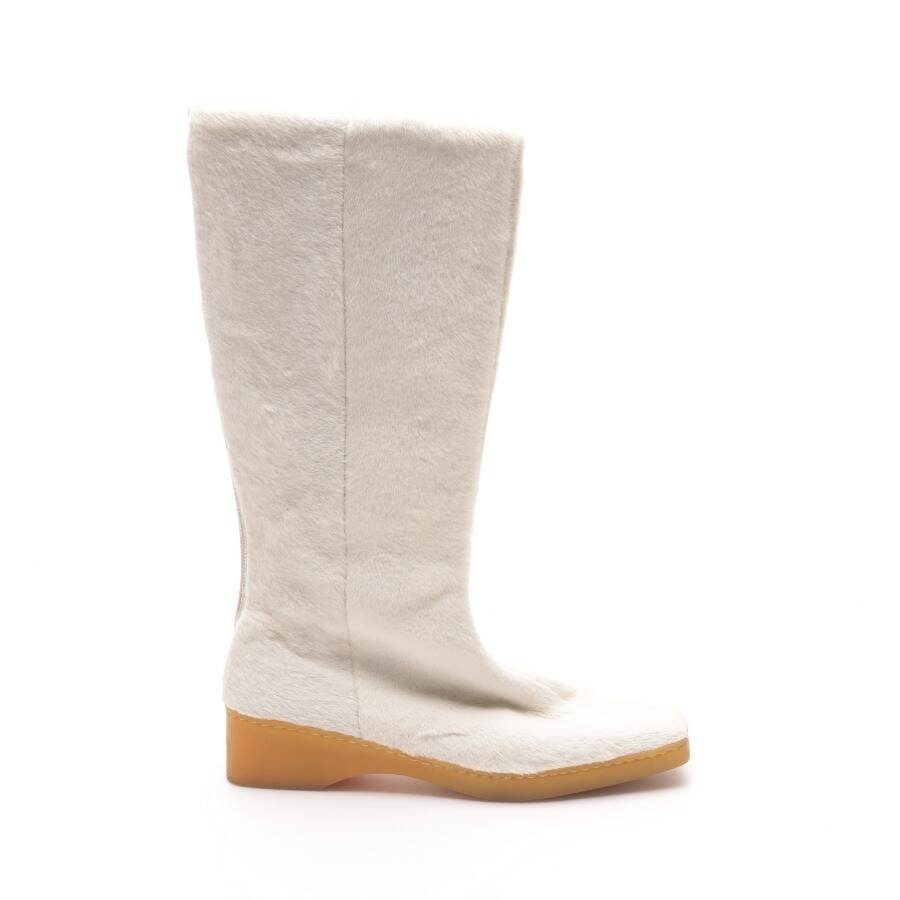 Image 1 of Boots EUR 37.5 Cream in color White | Vite EnVogue