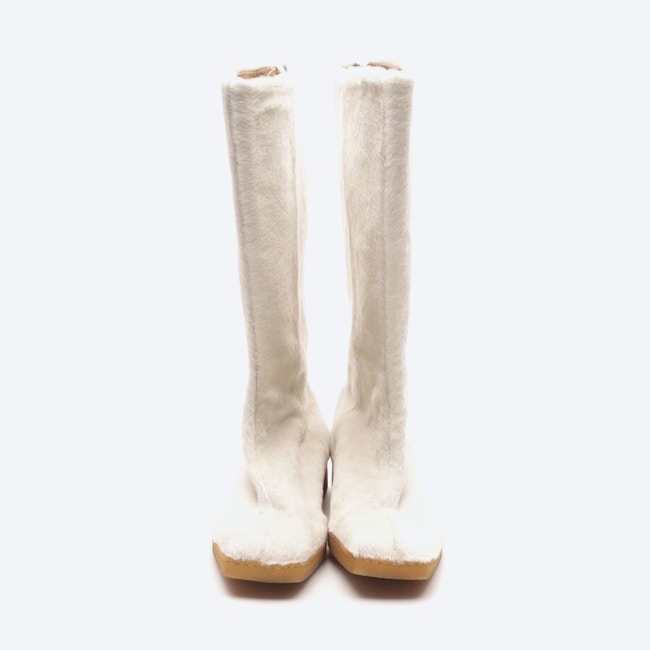 Image 2 of Boots EUR 37.5 Cream in color White | Vite EnVogue