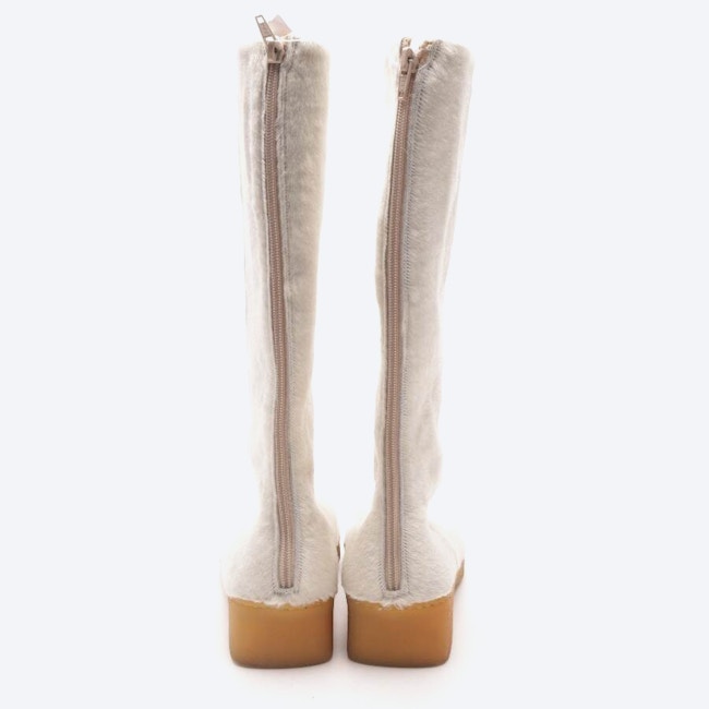 Image 3 of Boots EUR 37.5 Cream in color White | Vite EnVogue