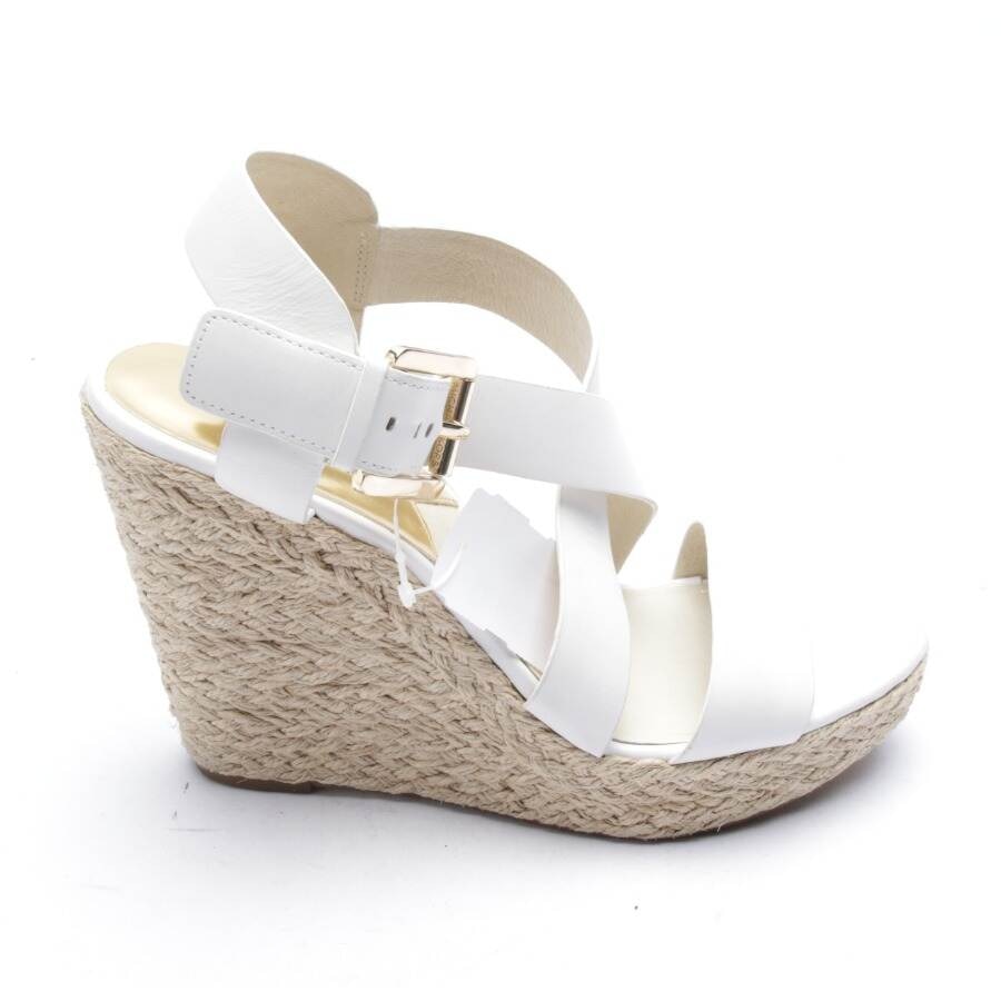 Image 1 of Wedges EUR 40 White in color White | Vite EnVogue