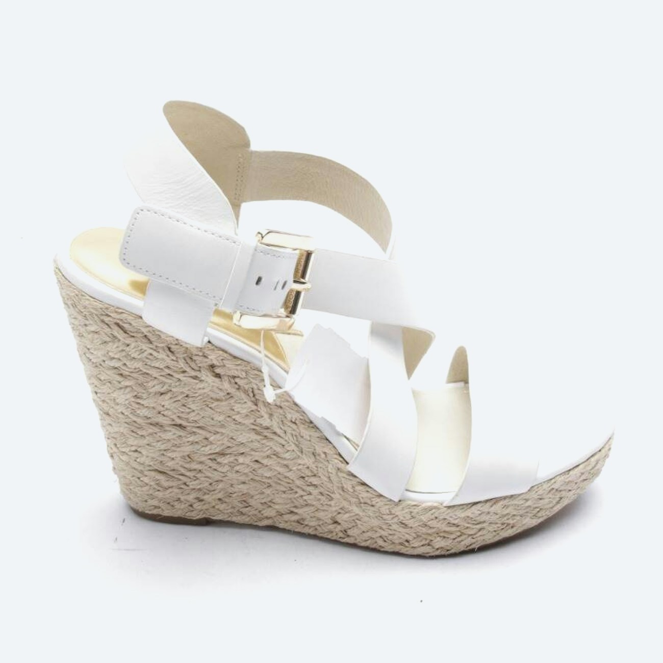 Image 1 of Wedges EUR 40 White in color White | Vite EnVogue