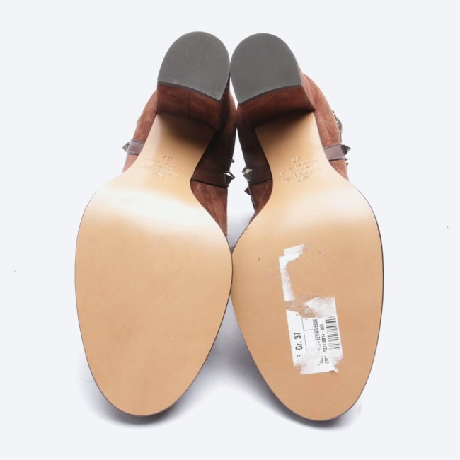 Image 4 of Rockstud Ankle Boots EUR 37 Brown in color Brown | Vite EnVogue