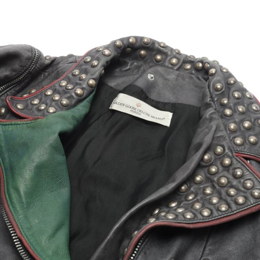 Image 3 of LeatherJacket L Dark Gray in color Gray | Vite EnVogue