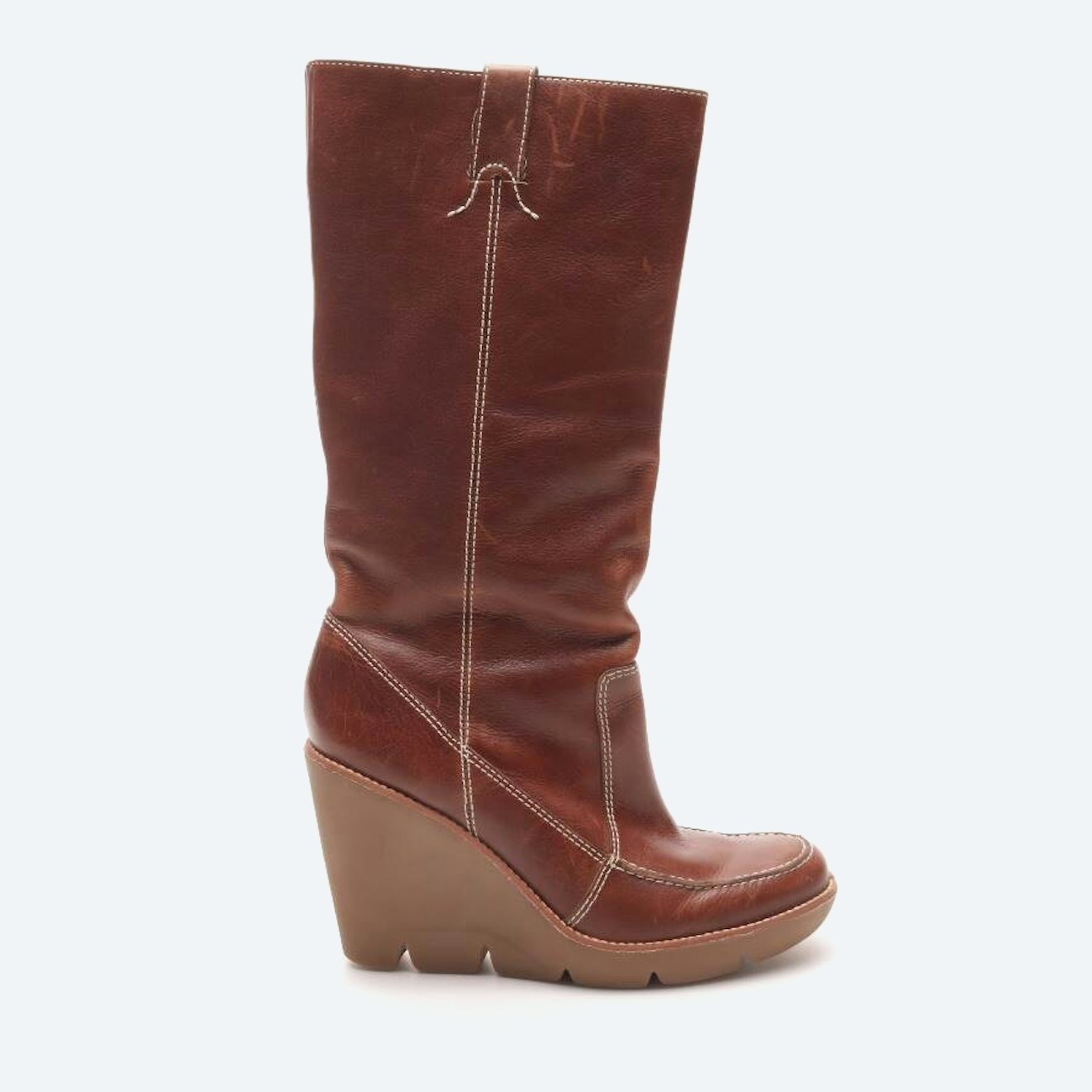 Image 1 of Boots EUR 39 Brown in color Brown | Vite EnVogue