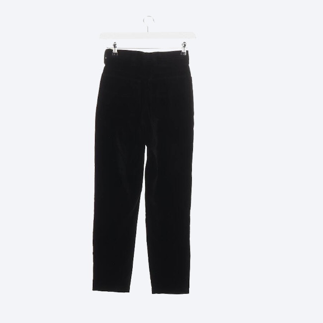 Image 2 of Velvet Pants 38 Black in color Black | Vite EnVogue