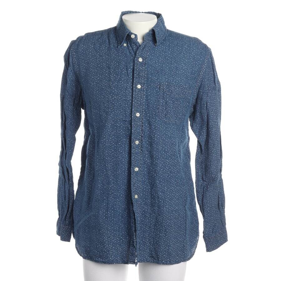 Image 1 of Linen Shirt L Blue in color Blue | Vite EnVogue