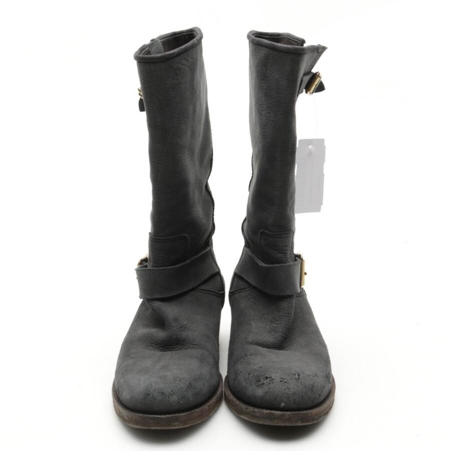 Image 2 of Ankle Boots EUR 39 Dark Gray in color Gray | Vite EnVogue