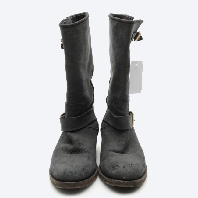 Image 2 of Ankle Boots EUR 39 Dark Gray in color Gray | Vite EnVogue