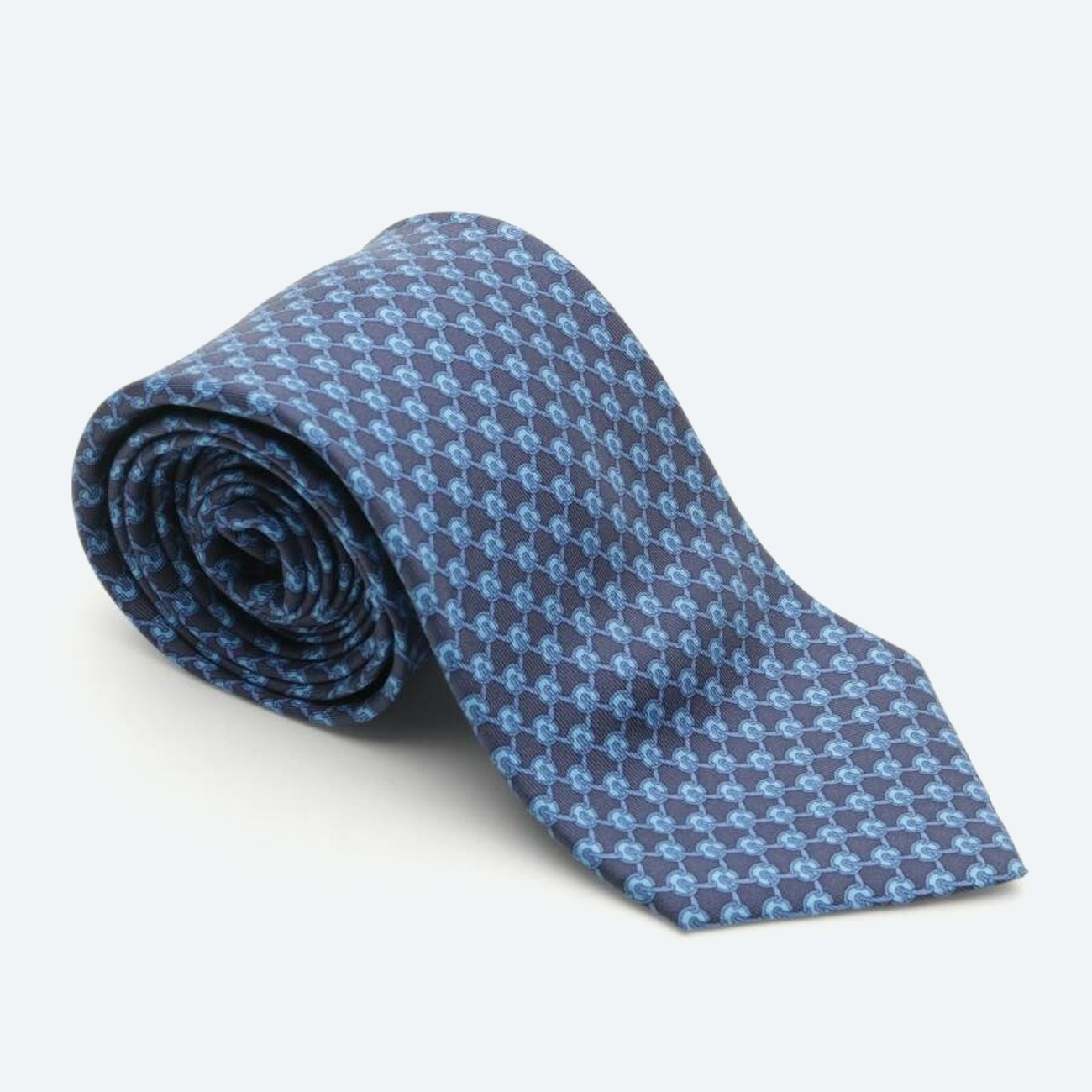 Image 1 of Silk Tie Navy in color Blue | Vite EnVogue