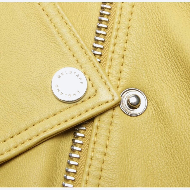Image 4 of LeatherJacket 32 Mustard Yellow in color Yellow | Vite EnVogue