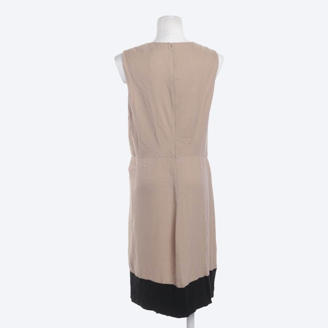 Image 2 of Silk Dress 44 Light Brown in color Brown | Vite EnVogue