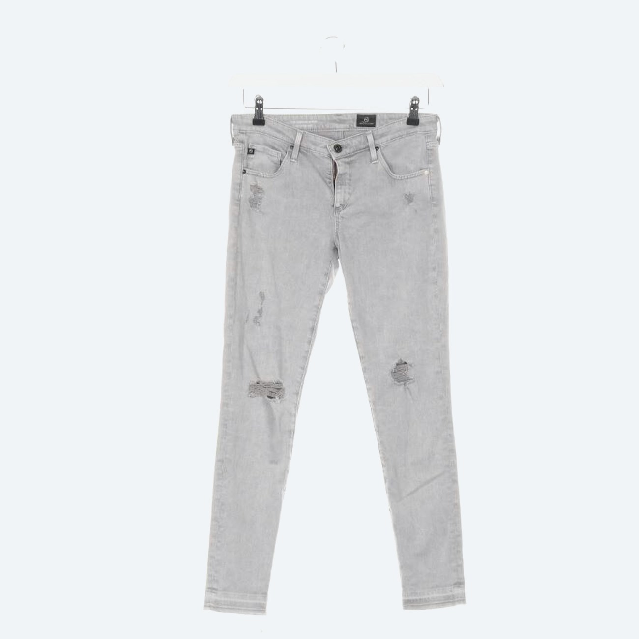 Image 1 of Trousers W27 Light Gray in color Gray | Vite EnVogue