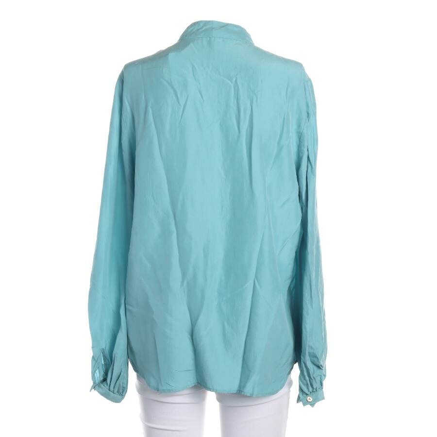 Image 2 of Silk Shirt 40 Turquoise in color Blue | Vite EnVogue