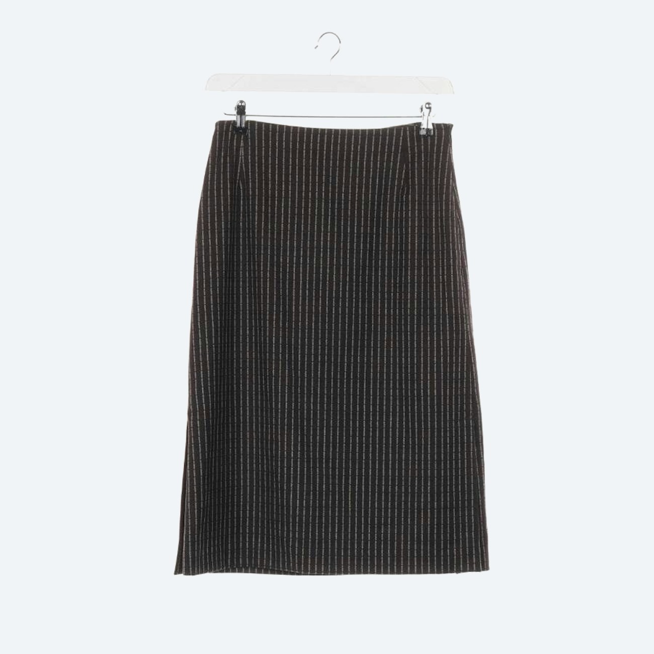 Image 1 of Skirt 42 Dark Brown in color Brown | Vite EnVogue