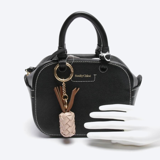 Image 4 of Small Cecilya Bowling Bag Handbag Black in color Black | Vite EnVogue