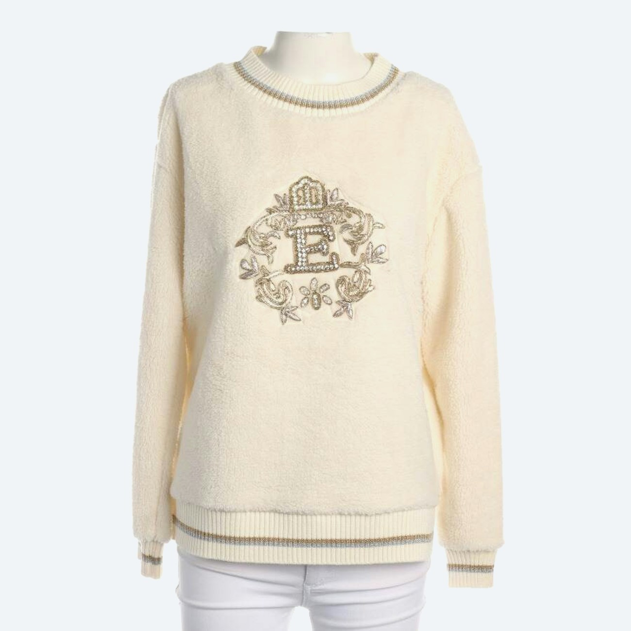 Image 1 of Sweatshirt 36 Cream in color White | Vite EnVogue