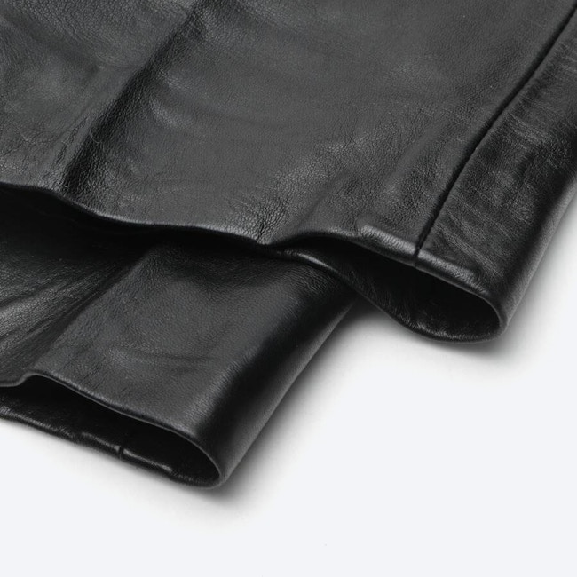 Image 3 of Leather Pants 32 Black in color Black | Vite EnVogue