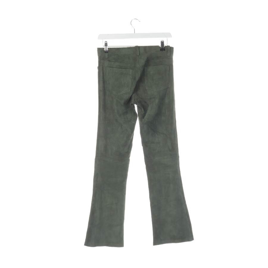 Image 2 of Leather Pants XS Green in color Green | Vite EnVogue
