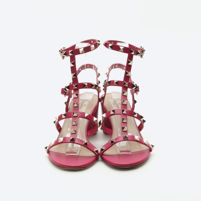 Image 2 of Rockstud Heeled Sandals EUR38 Pink in color Pink | Vite EnVogue