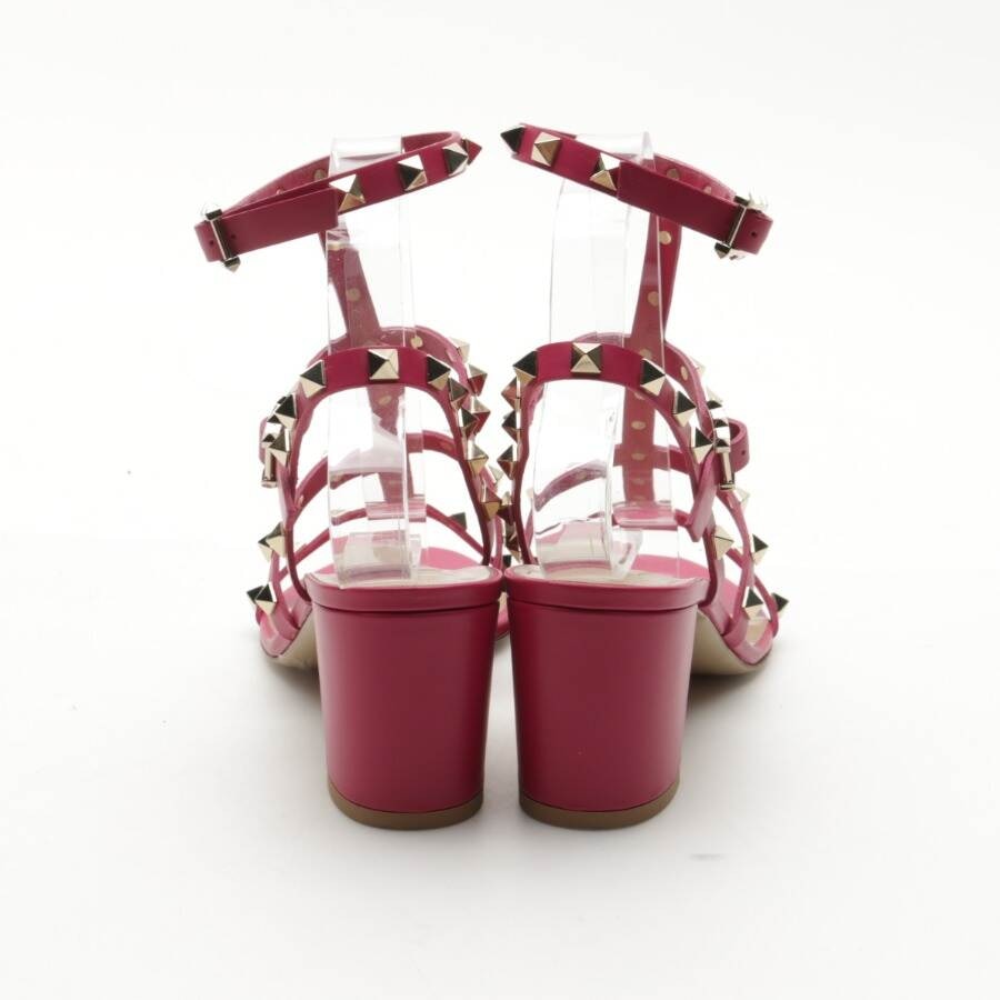 Image 3 of Rockstud Heeled Sandals EUR38 Pink in color Pink | Vite EnVogue