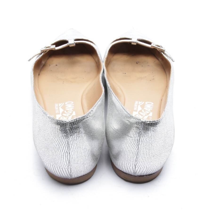 Image 3 of Ballet Flats EUR 37.5 Silver in color Metallic | Vite EnVogue