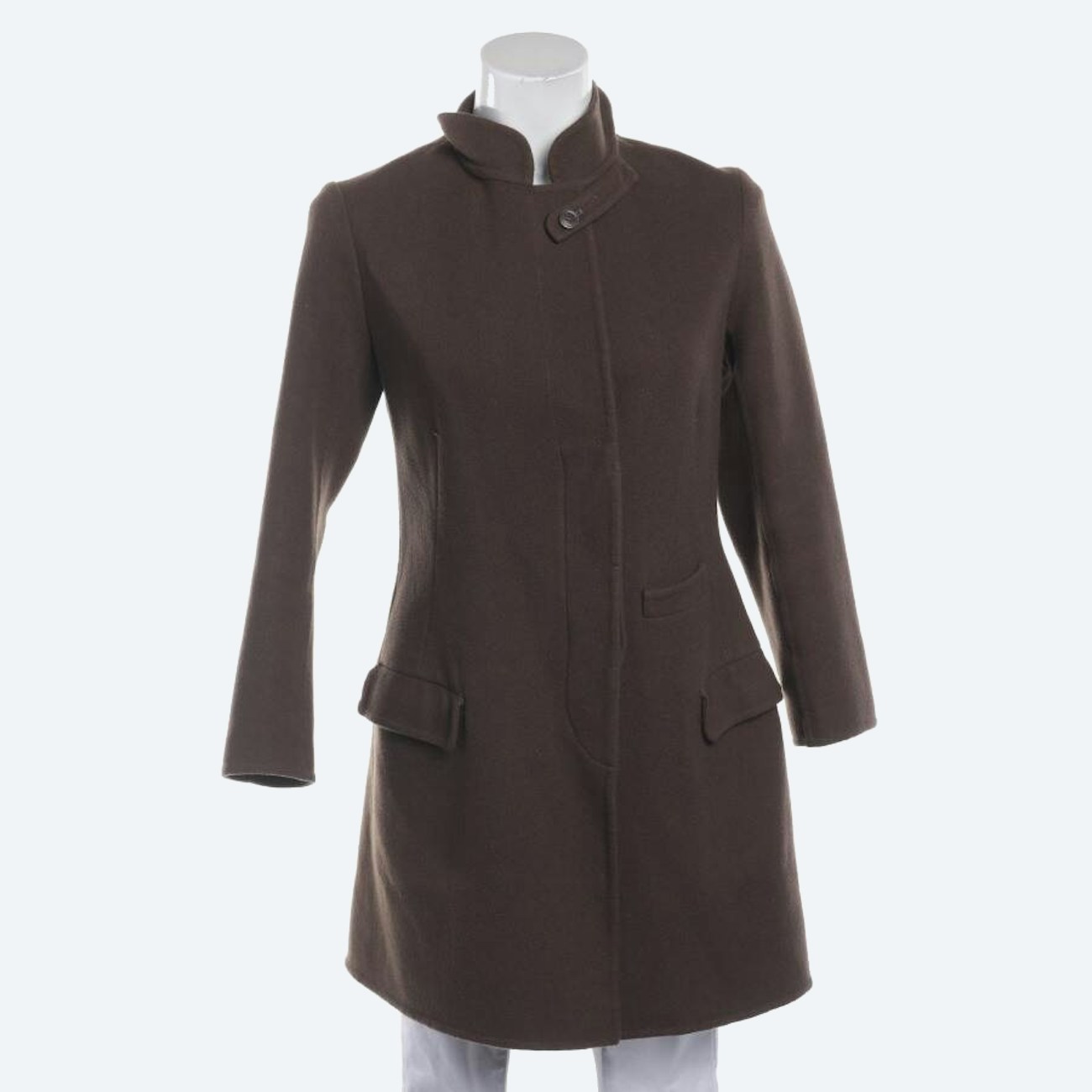 Image 1 of Cashmere Coat 36 Brown in color Brown | Vite EnVogue