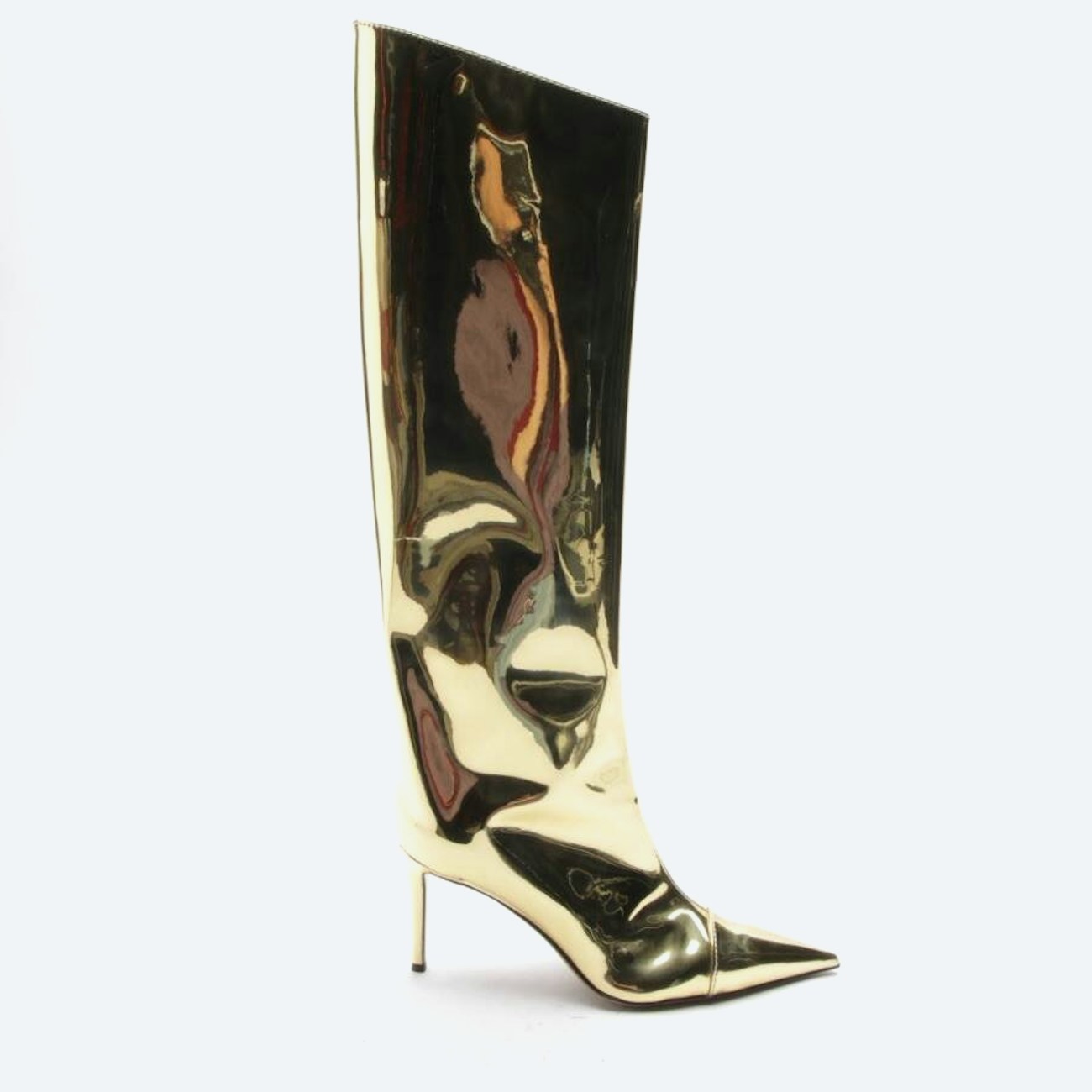 Image 1 of Boots EUR 39.5 Gold in color Metallic | Vite EnVogue