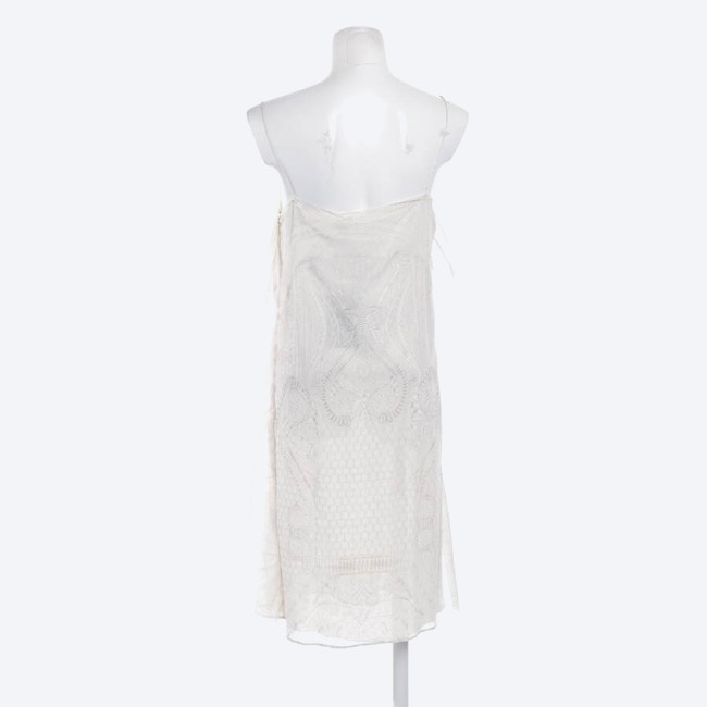 Image 2 of Silk Dress 38 Cream in color White | Vite EnVogue