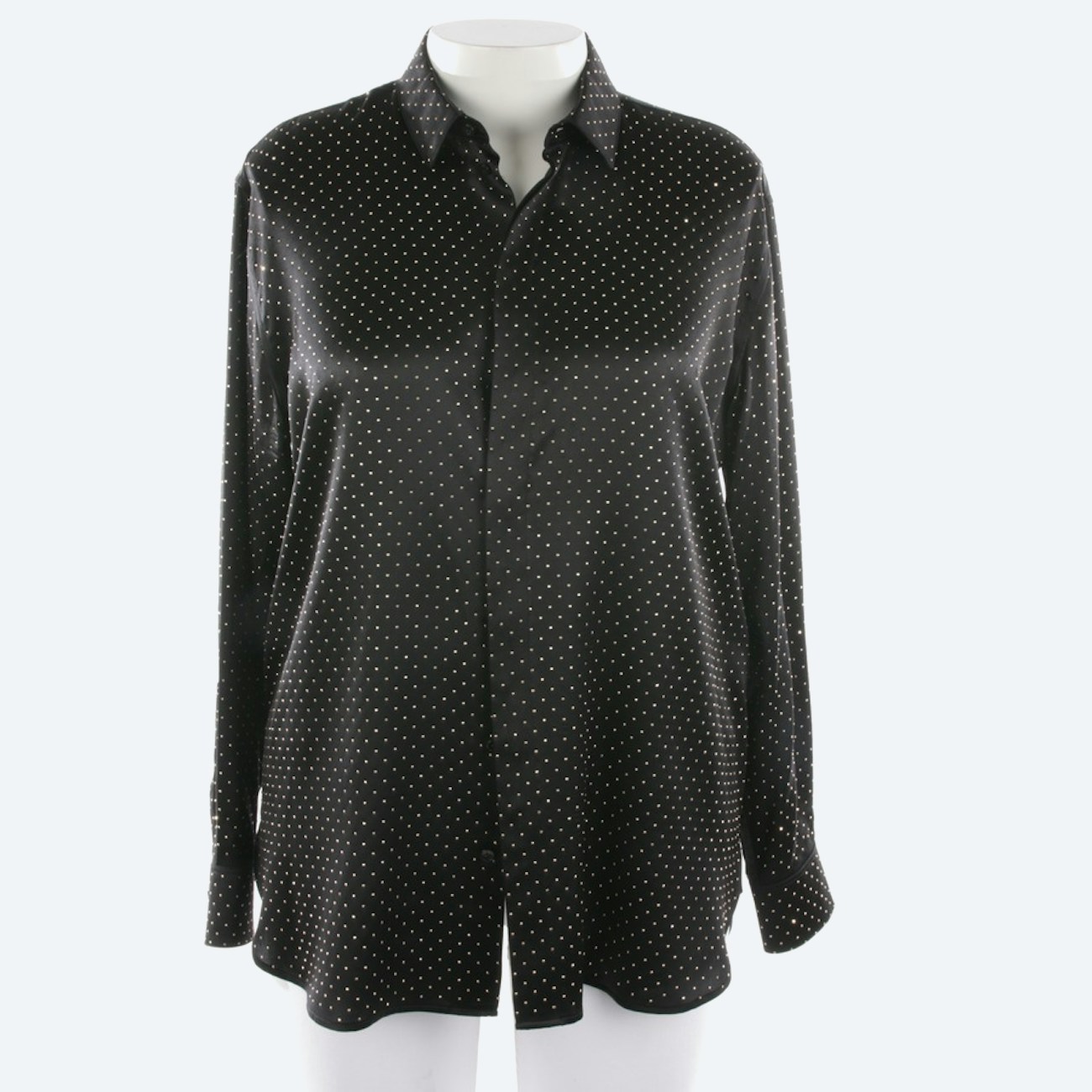 Image 1 of Silk Shirt 40 Black in color Black | Vite EnVogue