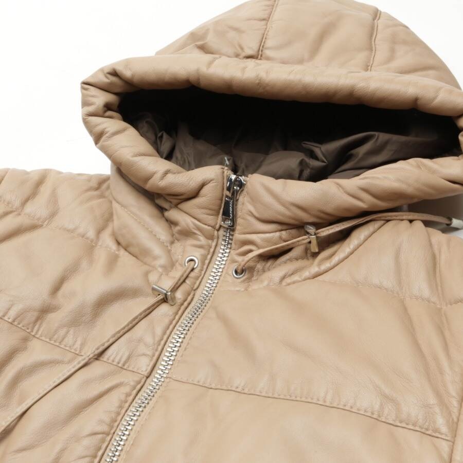 Image 3 of Quilted Jacket XL Light Brown in color Brown | Vite EnVogue